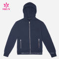 Factory Direct Wholesale Activewear Plain Zipper Hoodies